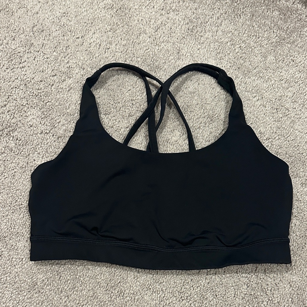 Lululemon Athletica Black Energy Bra